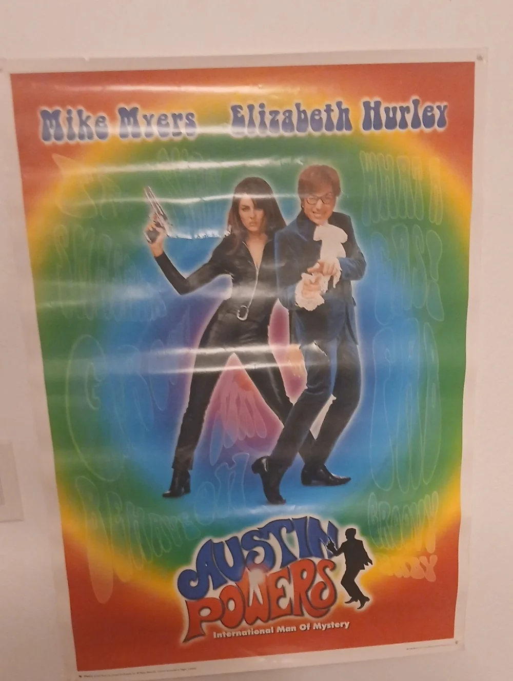 Austin Powers International Man Of Mystery Poster - Multicolor 1997 Mike Myers